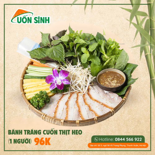 Bánh Tráng Cuốn Thịt Heo