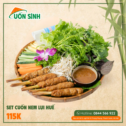 Sét Cuốn Nem Lụi Huế