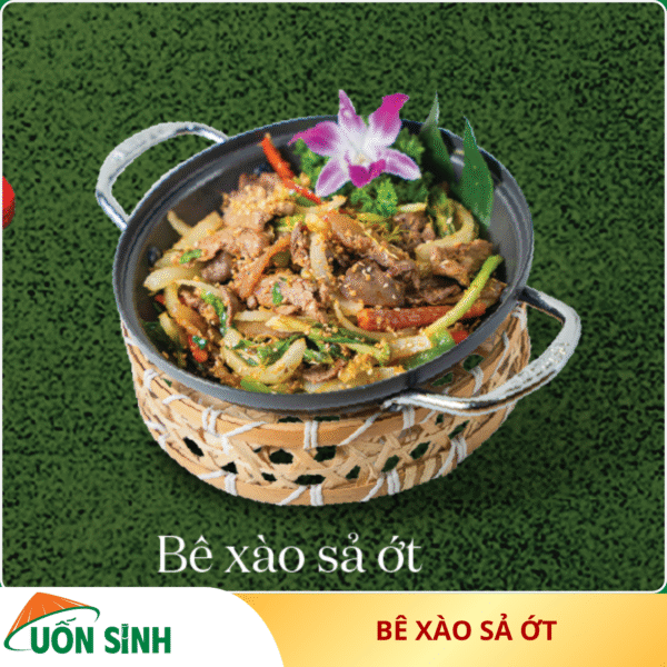 Bê xào sả ớt
