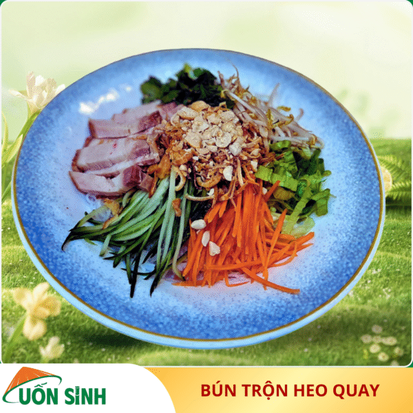 Bún trộn heo quay
