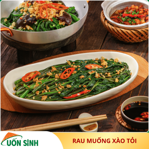 Rau muống xào tỏi