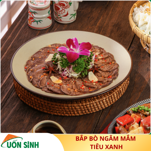 bắp bò ngâm mắm tiêu xanh