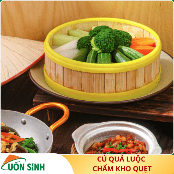 củ quả luộc chấm kho quẹt
