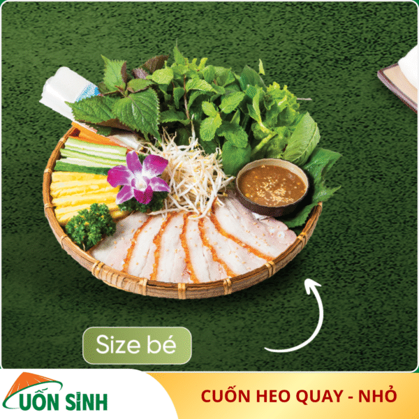 Bánh tráng cuốn heo quay