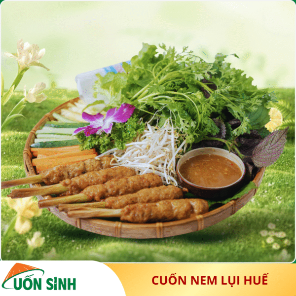 set cuốn nem lụi Huế