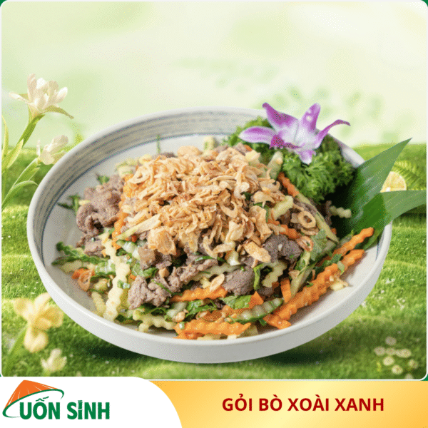 gỏi bò xoài xanh