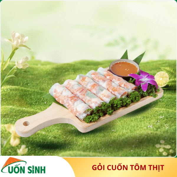 gỏi cuốn tôm thịt