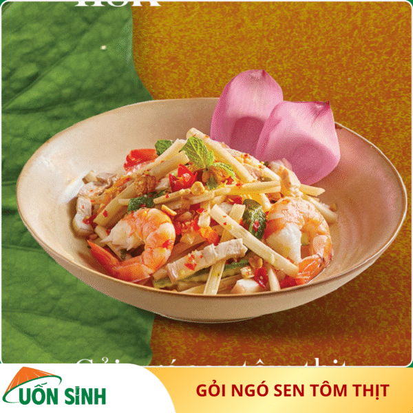 gỏi ngó sen tôm thịt