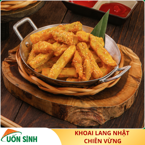 khoai lang nhật chiên vừng