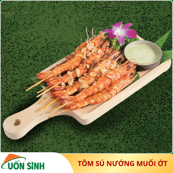 tôm sú nướng muối ớt